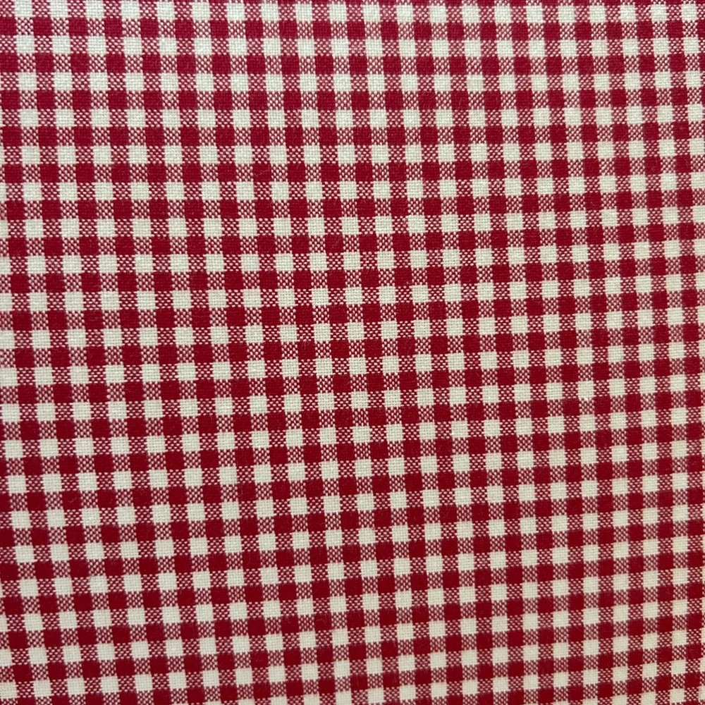 Red Gingham Table Lamp Shade - Picture 4 of 4